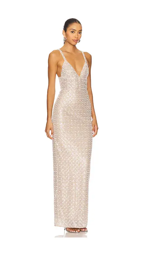 Bronx and Banco Allegra Sequin Maxi Dress | Thumbnail 2