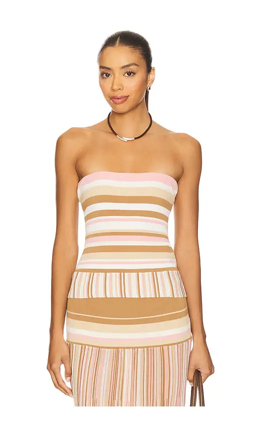 Faithfull Citara Strapless Top | Image 1 Faithfull Citara Strapless Top | Image 1