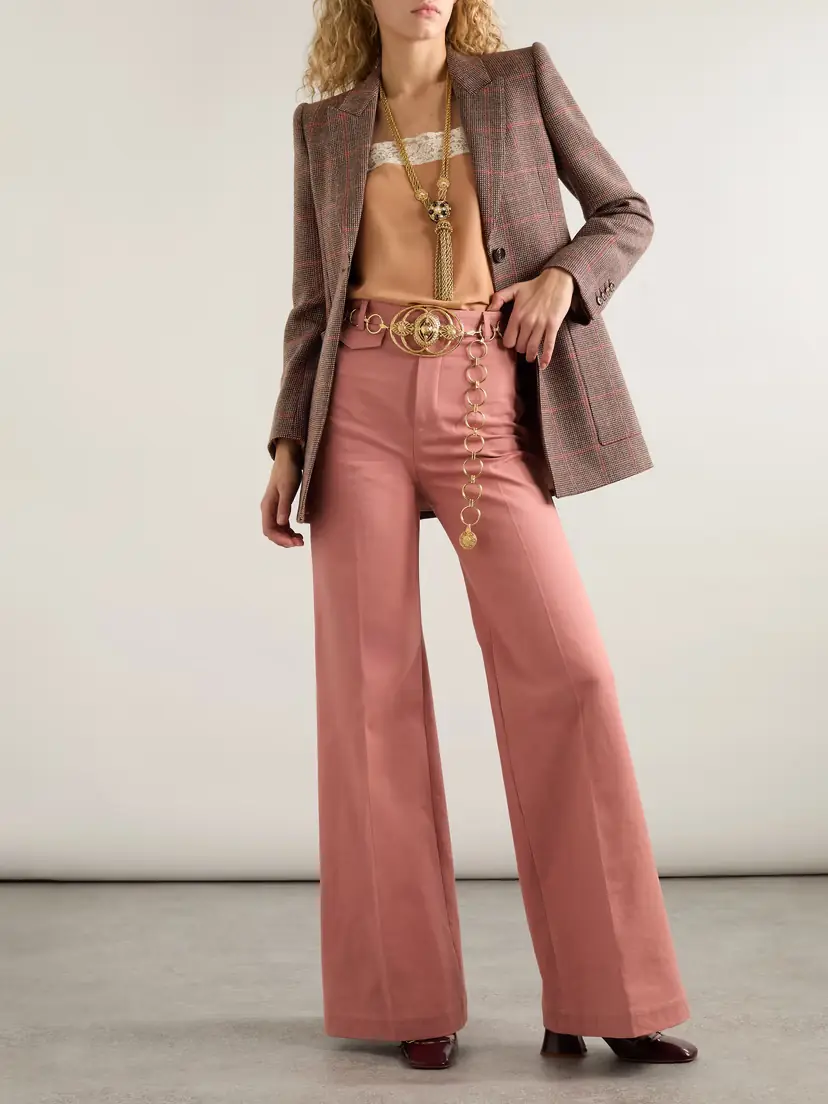 Chloé Checked Wool Blazer | Thumbnail 2 Chloé Checked Wool Blazer | Thumbnail 2