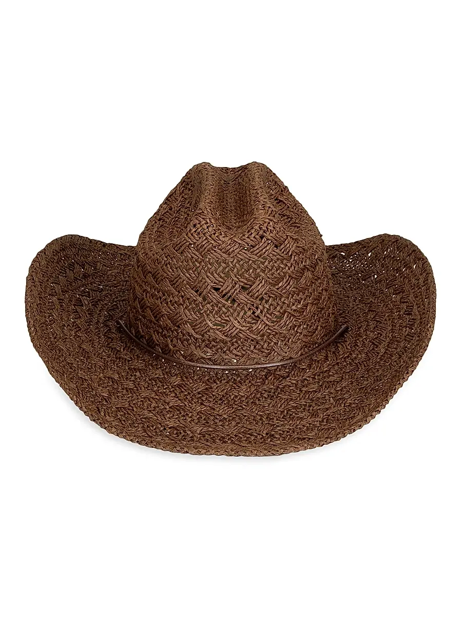 Lack of color Women's X Phoenix Woven Paper Cowboy Hat | Thumbnail 4 Lack of color Women's X Phoenix Woven Paper Cowboy Hat | Thumbnail 4