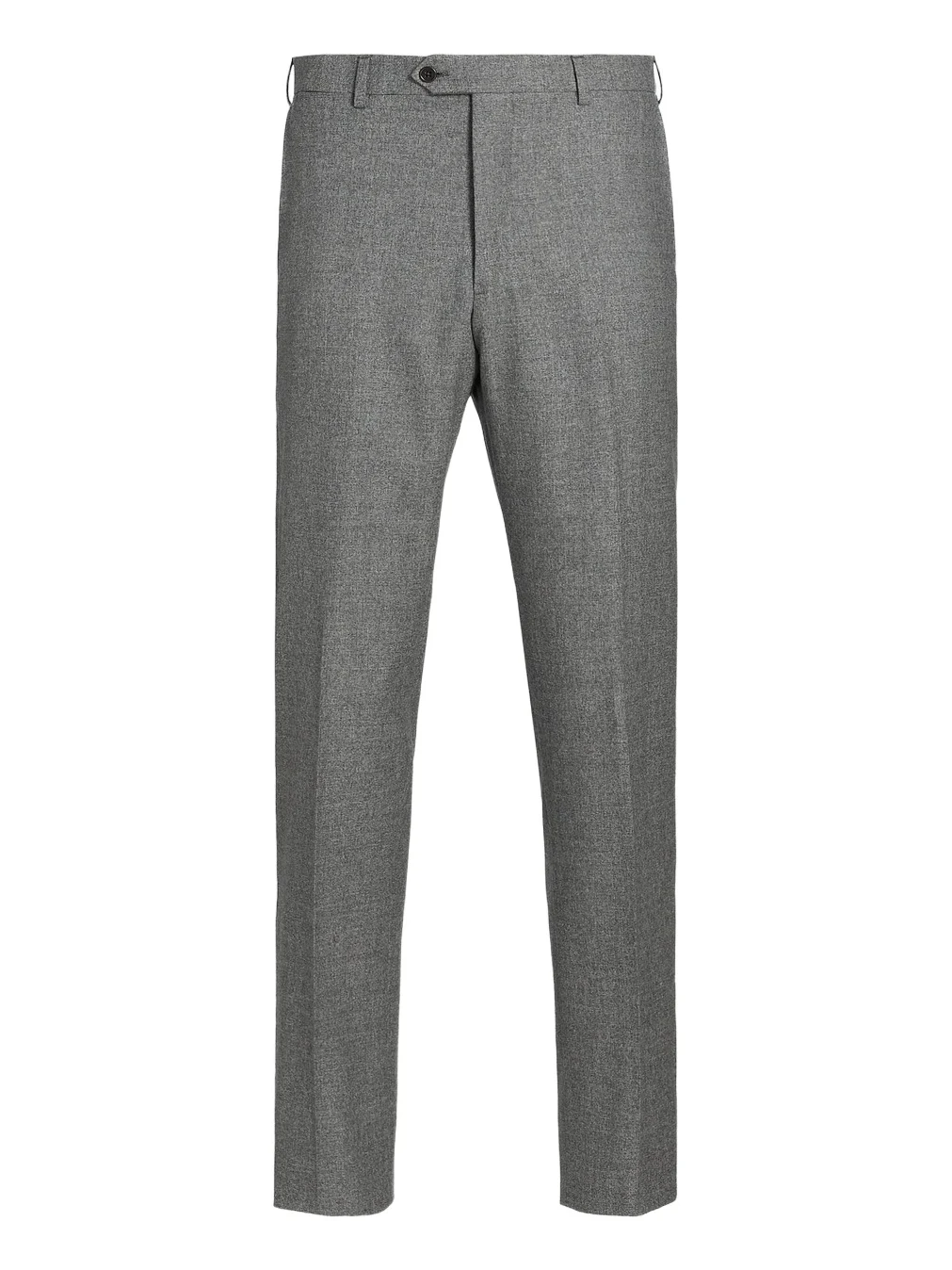 Men's Flat Front Wool-Cotton Trousers Men's Flat Front Wool-Cotton Trousers