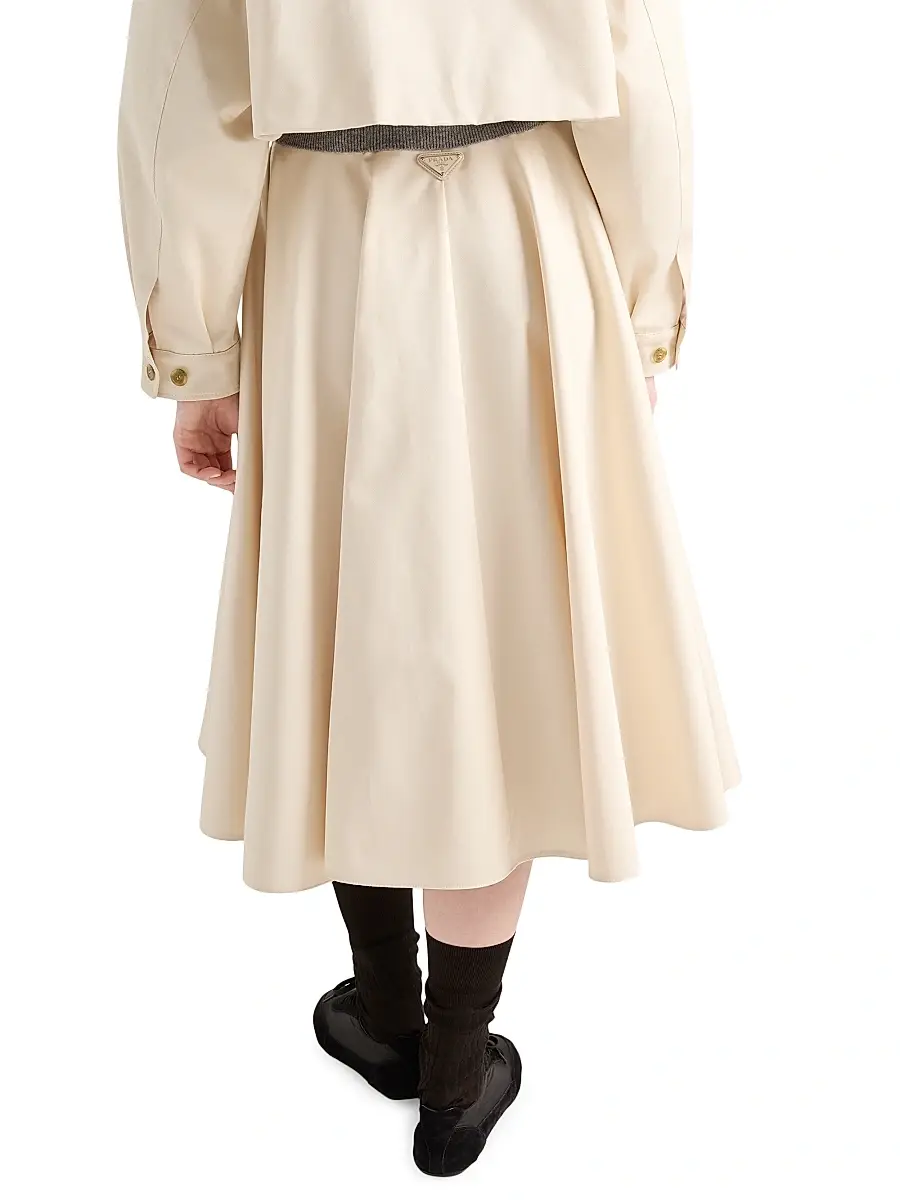 Prada Women's Chino Midi-Skirt | Thumbnail 5 Prada Women's Chino Midi-Skirt | Thumbnail 5