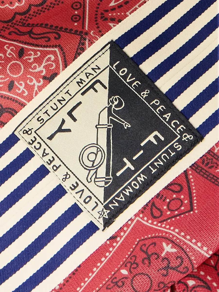 KAPITAL Cookie Bandana-Print Striped Shell Track Jacket - Men | Thumbnail 5 KAPITAL Cookie Bandana-Print Striped Shell Track Jacket - Men | Thumbnail 5