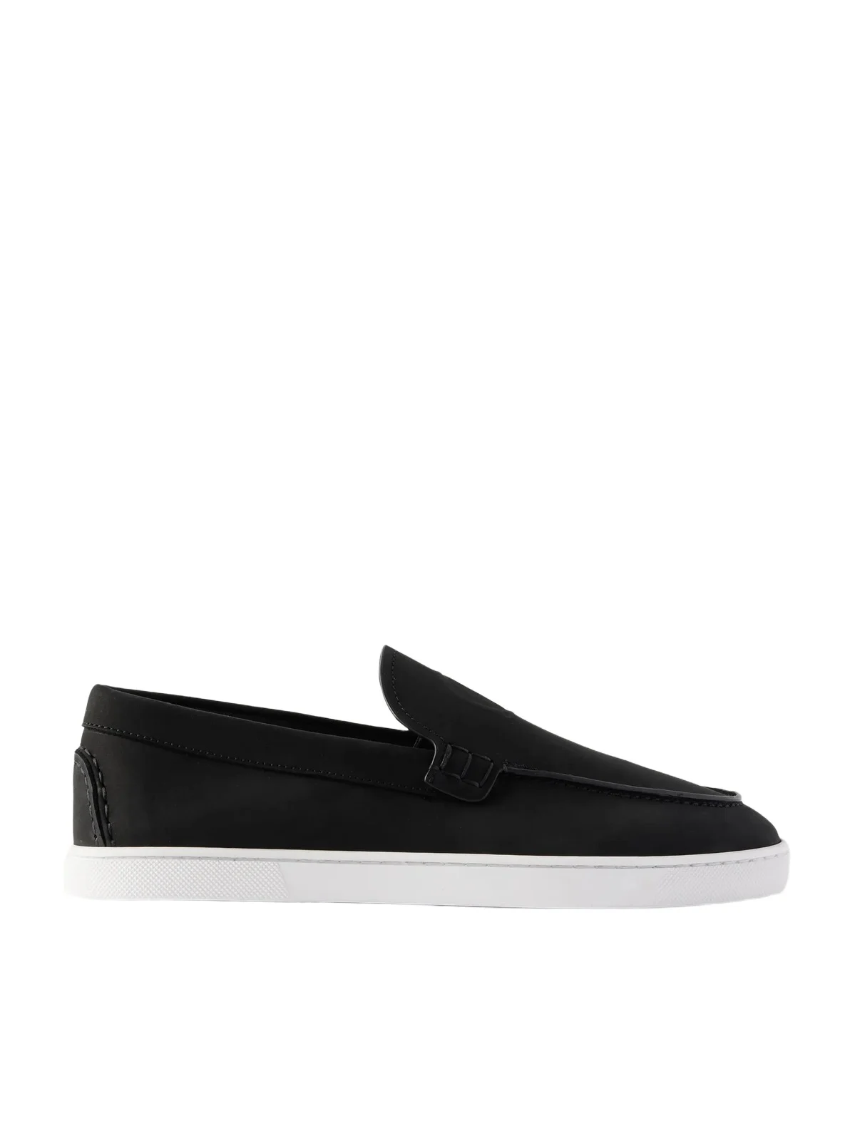 Christian Louboutin Moonboat Logo-Embossed Nubuck Loafers - Men