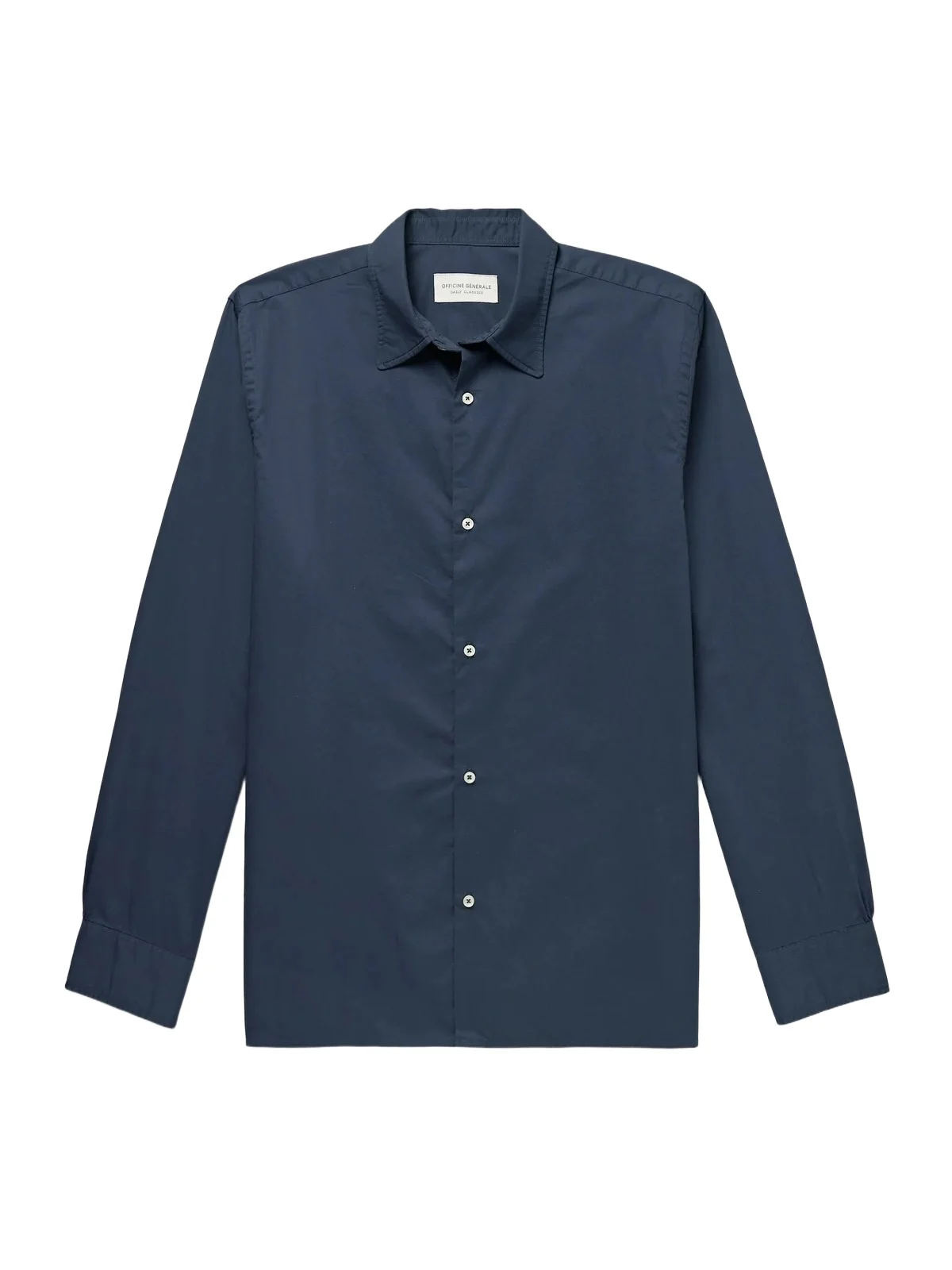 Garment-Dyed Cotton-Poplin Shirt - Men