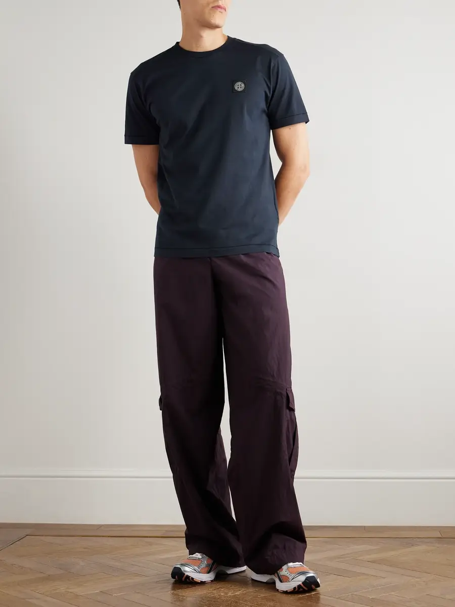 Stone Island Garment-Dyed Cotton-Jersey T-Shirt - Men | Thumbnail 2 Stone Island Garment-Dyed Cotton-Jersey T-Shirt - Men | Thumbnail 2