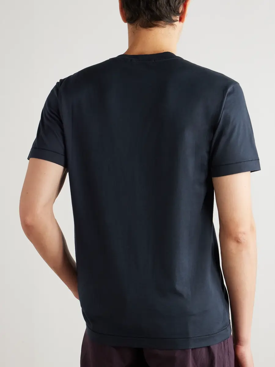 Stone Island Garment-Dyed Cotton-Jersey T-Shirt - Men | Thumbnail 3 Stone Island Garment-Dyed Cotton-Jersey T-Shirt - Men | Thumbnail 3