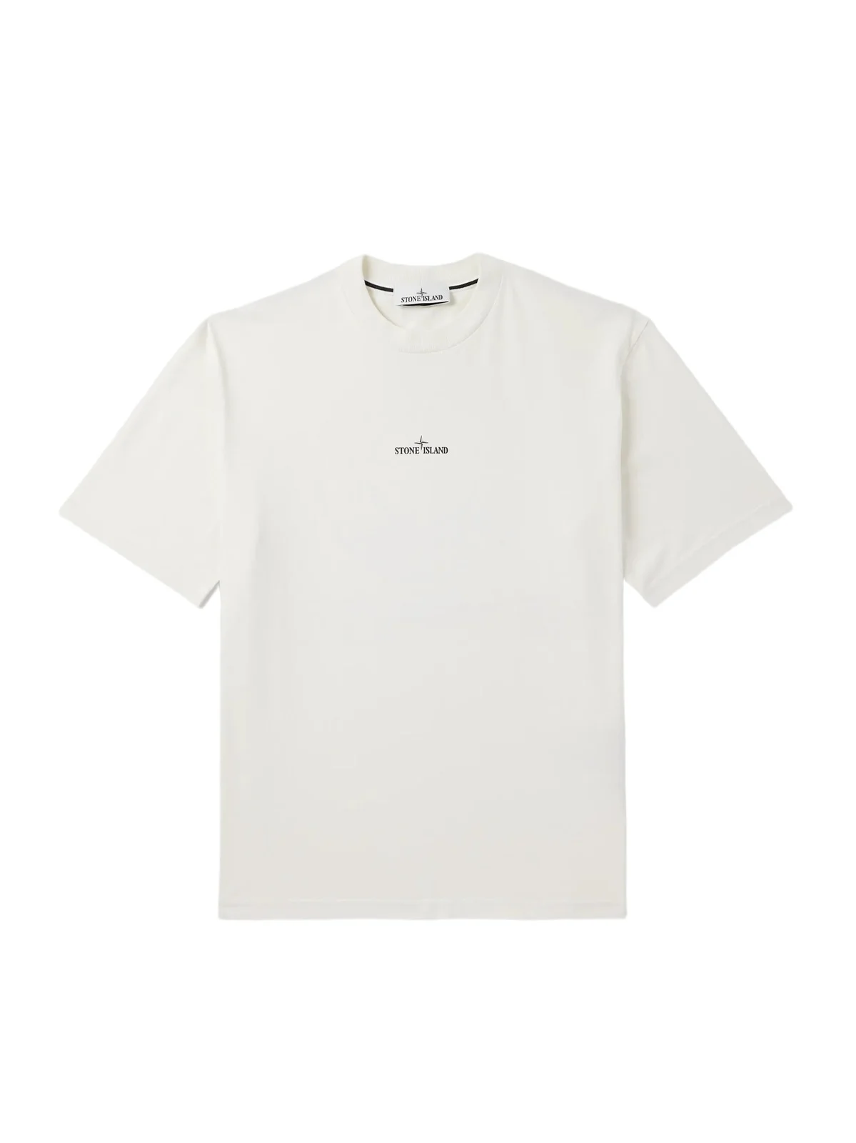 Stone Island Logo-Print Cotton-Jersey T-Shirt - Men