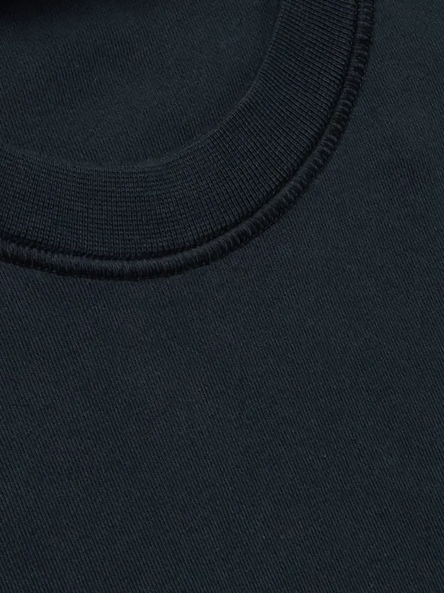 Stone Island Logo-Appliquèd Garment-Dyed Organic Cotton-Jersey Sweatshirt - Men | Thumbnail 4 Stone Island Logo-Appliquèd Garment-Dyed Organic Cotton-Jersey Sweatshirt - Men | Thumbnail 4