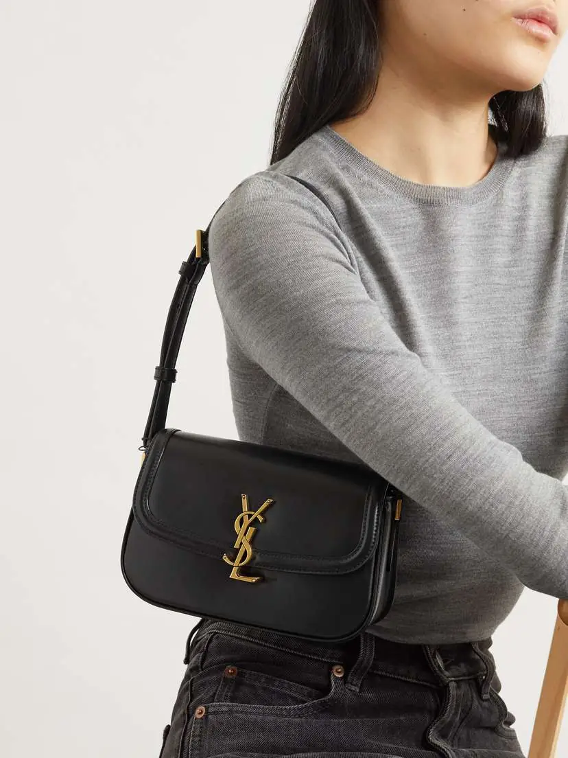 Saint Laurent Solferino Mini Leather Shoulder Bag | Thumbnail 2 Saint Laurent Solferino Mini Leather Shoulder Bag | Thumbnail 2
