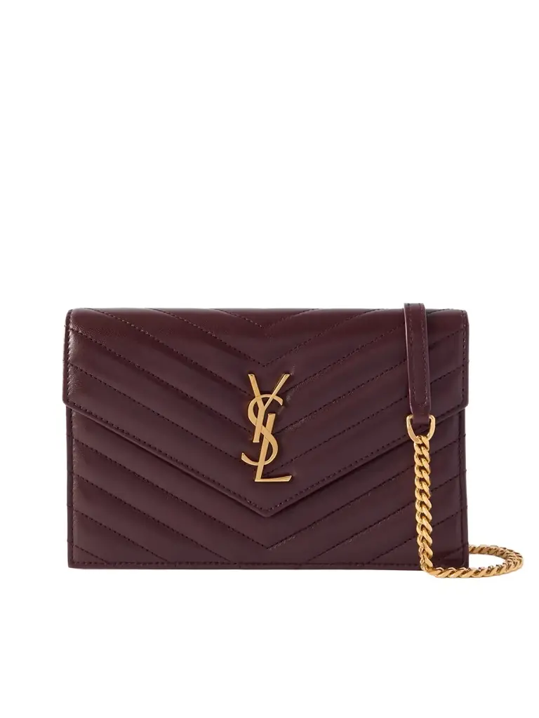 Cassandre Mini Matelassé Leather Chain Wallet Cassandre Mini Matelassé Leather Chain Wallet