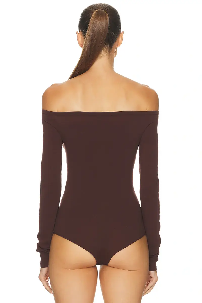Alaïa Off The Shoulder Bodysuit | Thumbnail 4 Alaïa Off The Shoulder Bodysuit | Thumbnail 4