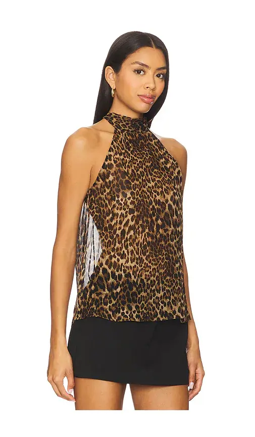 NILI LOTAN Alla Halterneck Top | Thumbnail 2 NILI LOTAN Alla Halterneck Top | Thumbnail 2