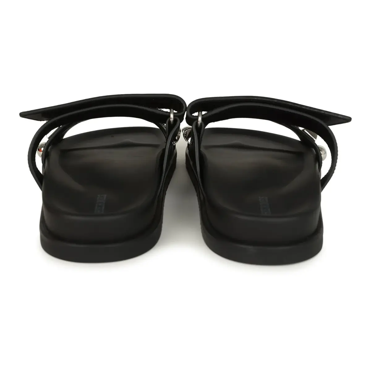 HERMÈS Hermes Chypre Techno Sandals Black Studded Calfskin Palladium Hardware 38 EU | Thumbnail 6 HERMÈS Hermes Chypre Techno Sandals Black Studded Calfskin Palladium Hardware 38 EU | Thumbnail 6
