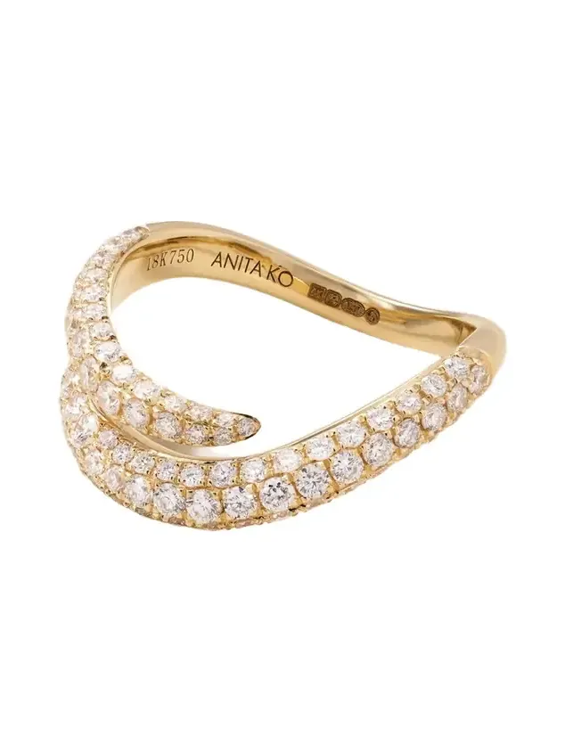 Zara 18-karat Gold Diamond Ring Zara 18-karat Gold Diamond Ring