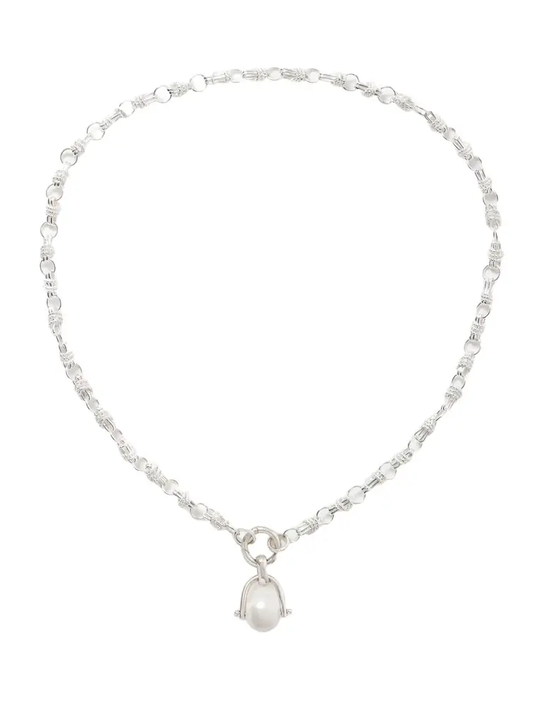 Loren Stewart Cirque Sterling Silver Pearl Necklace | Image 1 Loren Stewart Cirque Sterling Silver Pearl Necklace | Image 1