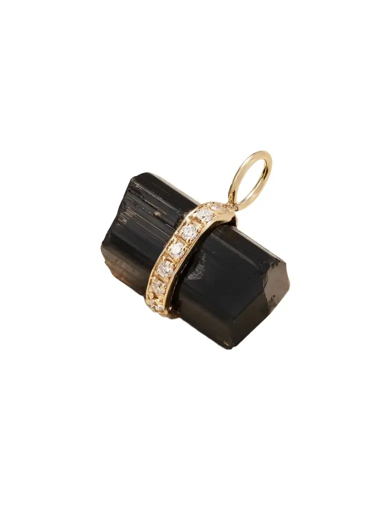 JIA JIA 14-karat Gold, Tourmaline And Diamond Pendant | Image 1 JIA JIA 14-karat Gold, Tourmaline And Diamond Pendant | Image 1