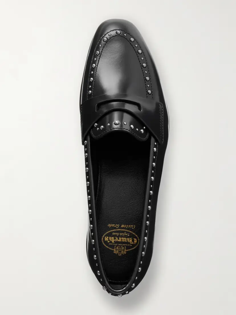 Church's Onyx Studded Leather Loafers | Thumbnail 5 Church's Onyx Studded Leather Loafers | Thumbnail 5