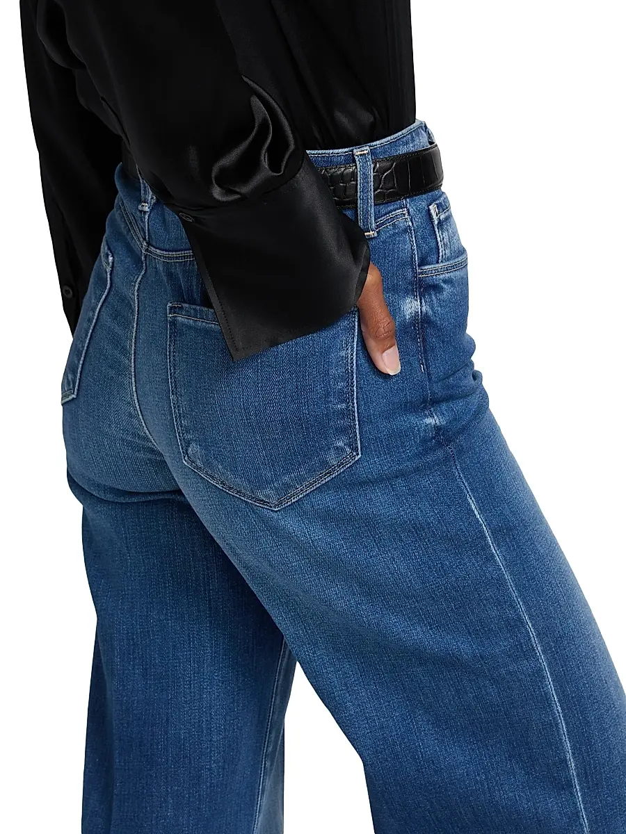 L'Agence Women's Clayton High-Rise Wide Jeans | Thumbnail 6 L'Agence Women's Clayton High-Rise Wide Jeans | Thumbnail 6