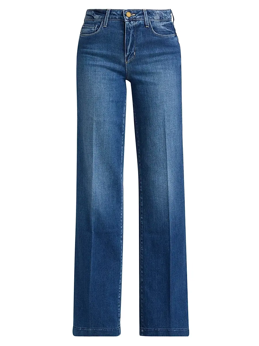 L'Agence Women's Clayton High-Rise Wide Jeans