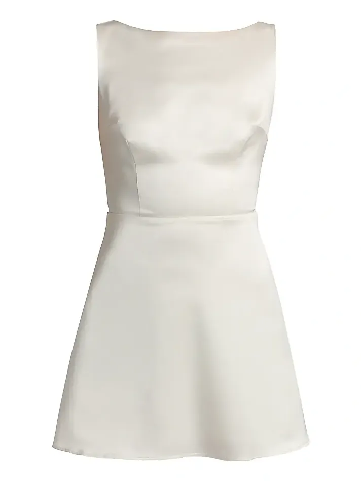 Women's Zenni Satin Minidress Women's Zenni Satin Minidress