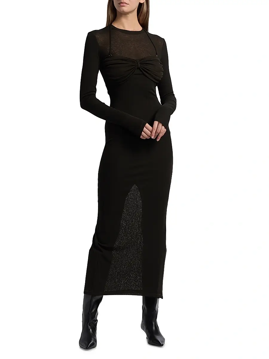 Nanushka Women's Artemiz Bodycon Midi-Dress | Thumbnail 3 Nanushka Women's Artemiz Bodycon Midi-Dress | Thumbnail 3