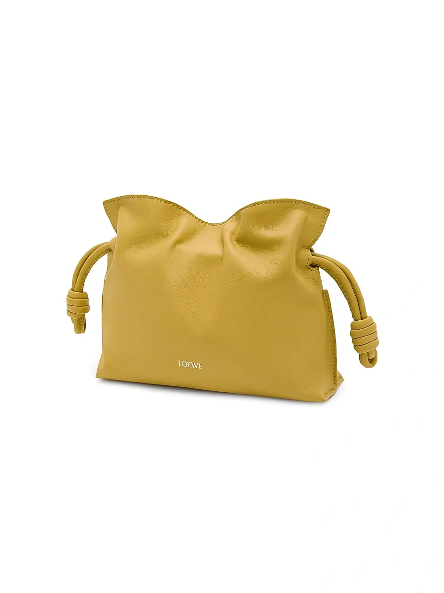 Loewe Women's Flamenco Mini Leather Clutch | Thumbnail 2