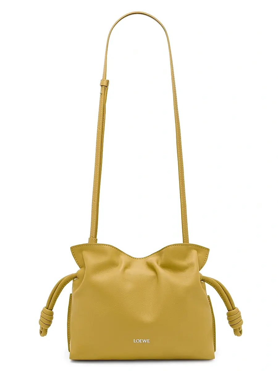 Loewe Women's Flamenco Mini Leather Clutch | Thumbnail 4