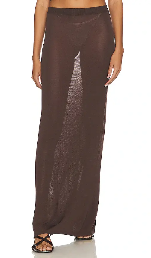 L'Academie Hadi Maxi Skirt