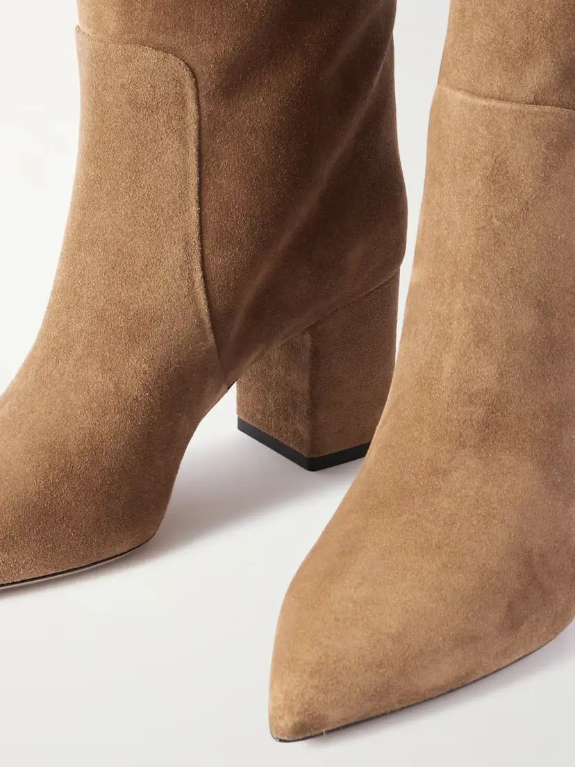 Paris Texas Anja 70 Suede Knee Boots | Thumbnail 4 Paris Texas Anja 70 Suede Knee Boots | Thumbnail 4
