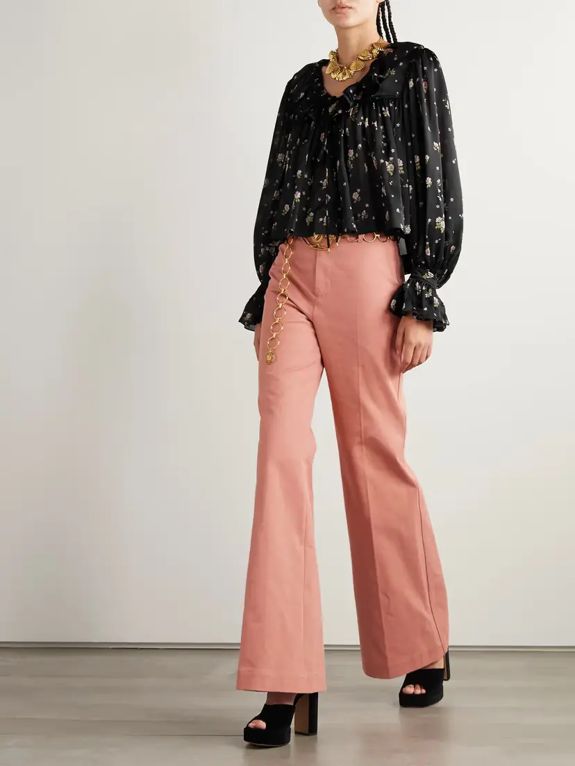 Chloé Printed Silk-chiffon Blouse | Thumbnail 2