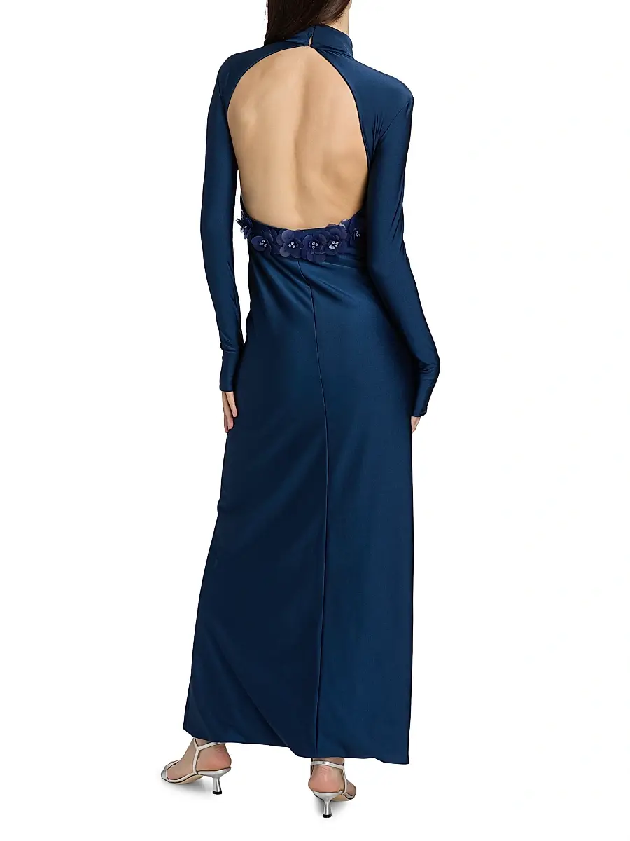 Mariandree Gaitan Women's Identity Mariel Turtleneck Maxi Dress | Thumbnail 5 Mariandree Gaitan Women's Identity Mariel Turtleneck Maxi Dress | Thumbnail 5