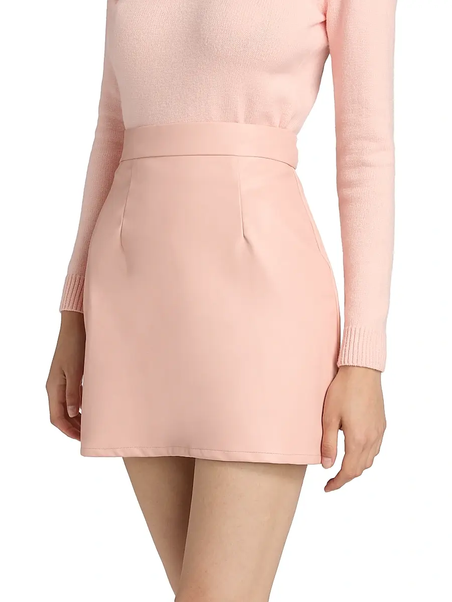 Mariandree Gaitan Women's Identity Julianna Faux Leather Miniskirt | Thumbnail 4 Mariandree Gaitan Women's Identity Julianna Faux Leather Miniskirt | Thumbnail 4