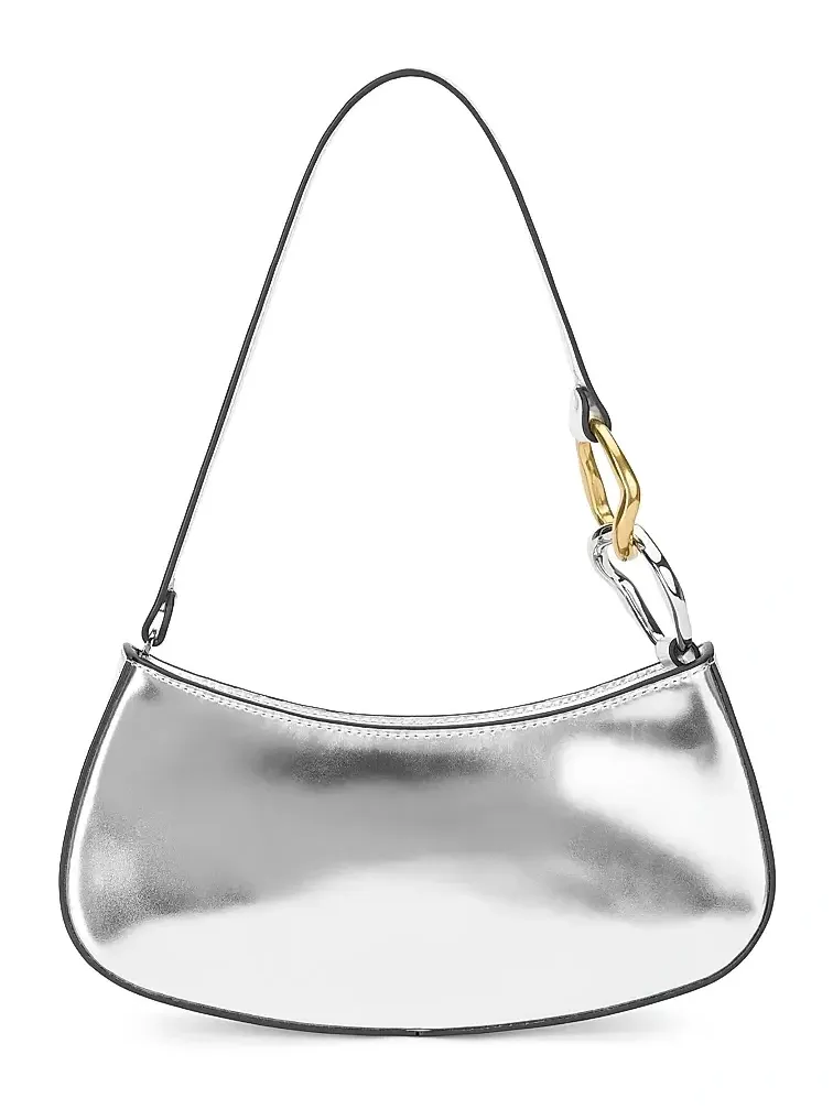 Women's Ollie Metallic Leather Shoulder Bag