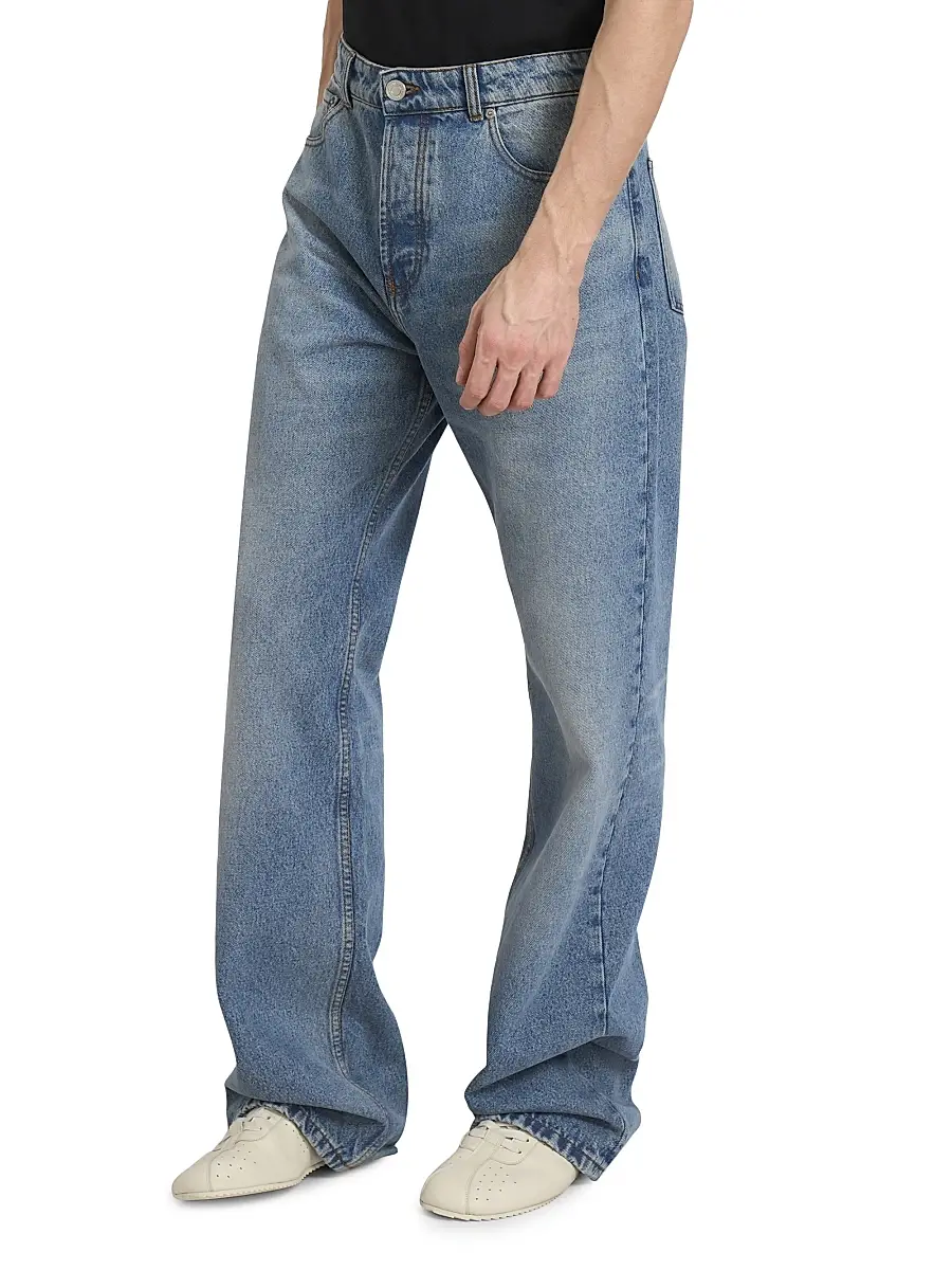 AMI PARIS Men's Oversized Five-Pocket Jeans | Thumbnail 4 AMI PARIS Men's Oversized Five-Pocket Jeans | Thumbnail 4