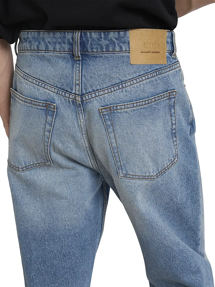 AMI PARIS Men's Oversized Five-Pocket Jeans | Thumbnail 6 AMI PARIS Men's Oversized Five-Pocket Jeans | Thumbnail 6