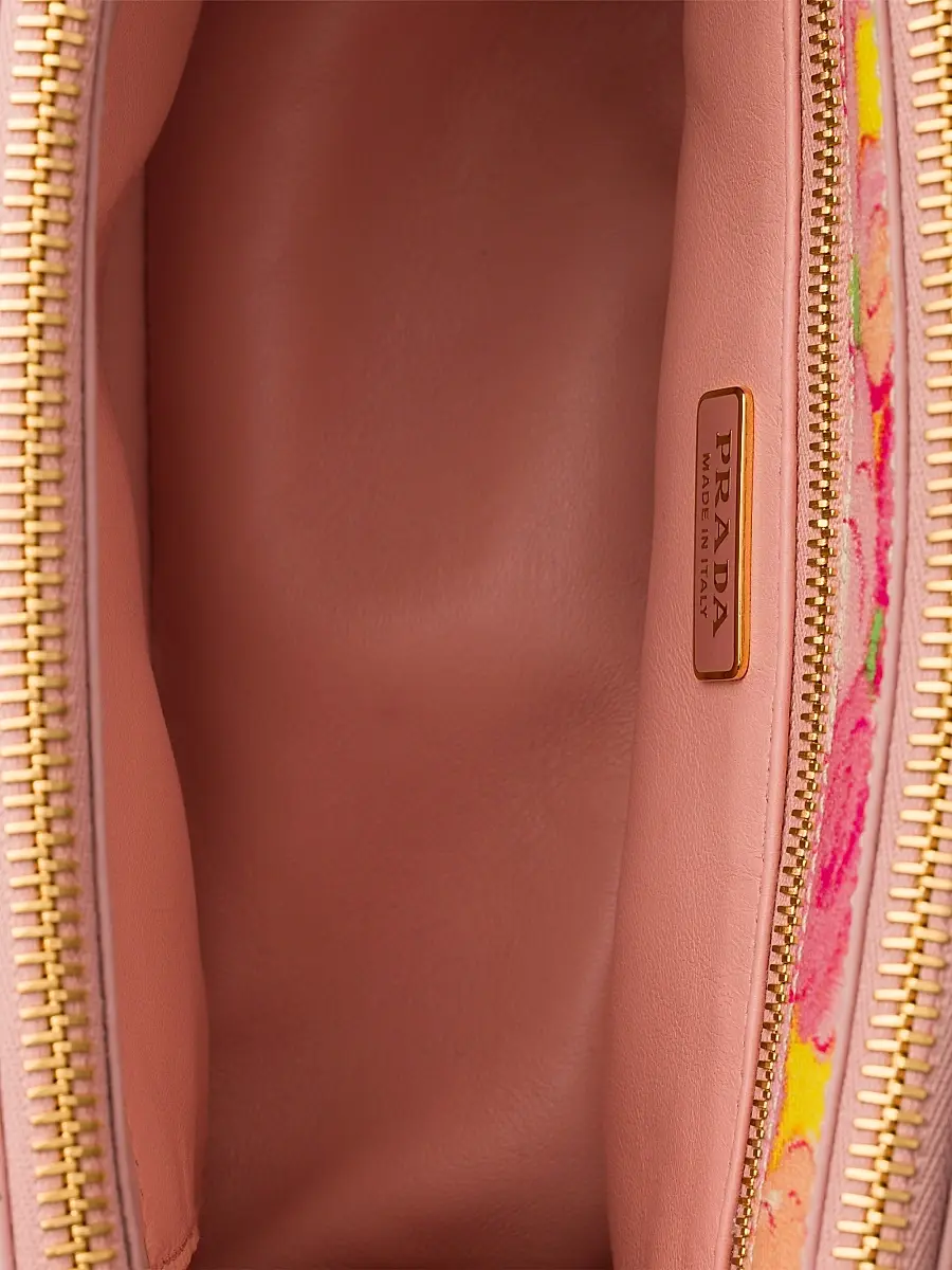 Prada Women's Galleria Printed Saffiano Leather Mini Top Handle Bag - Pink Multi | Thumbnail 4 Prada Women's Galleria Printed Saffiano Leather Mini Top Handle Bag - Pink Multi | Thumbnail 4
