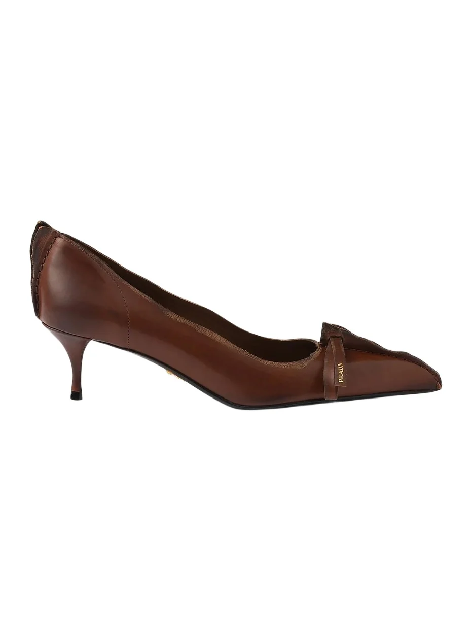 Women's Antiqued Leather Pumps