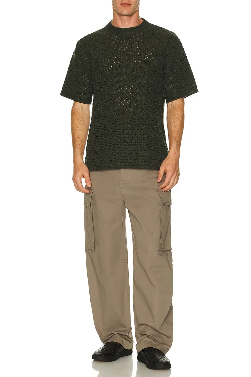Bottega Veneta Cotton Crochet Knit Tee | Thumbnail 4 Bottega Veneta Cotton Crochet Knit Tee | Thumbnail 4