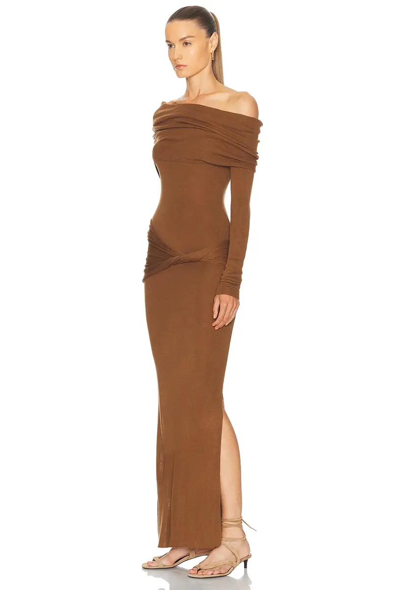 Aya Muse Off Shoulder Maxi Dress | Thumbnail 3 Aya Muse Off Shoulder Maxi Dress | Thumbnail 3