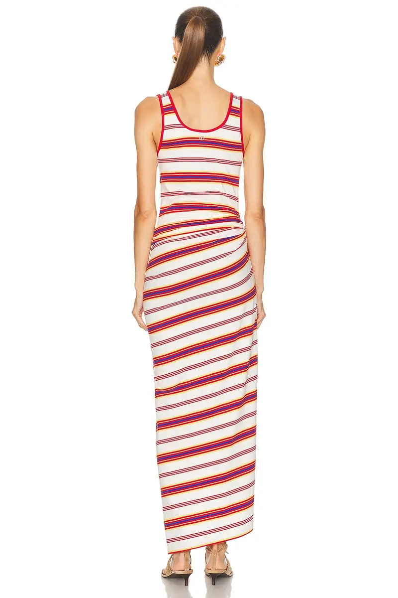 Rabanne Sleeveless Wrap Long Dress | Thumbnail 4 Rabanne Sleeveless Wrap Long Dress | Thumbnail 4