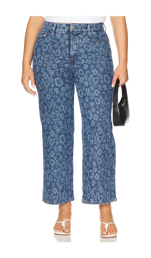 GOOD AMERICAN Good Waist Cropped Palazo | Thumbnail 2 GOOD AMERICAN Good Waist Cropped Palazo | Thumbnail 2