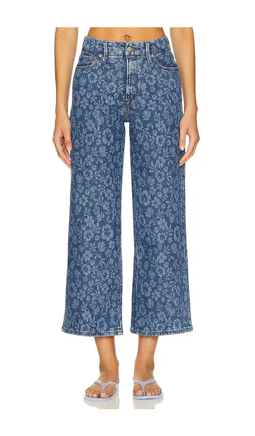 Good American Good Waist Cropped Palazo | Image 1 Good American Good Waist Cropped Palazo | Image 1