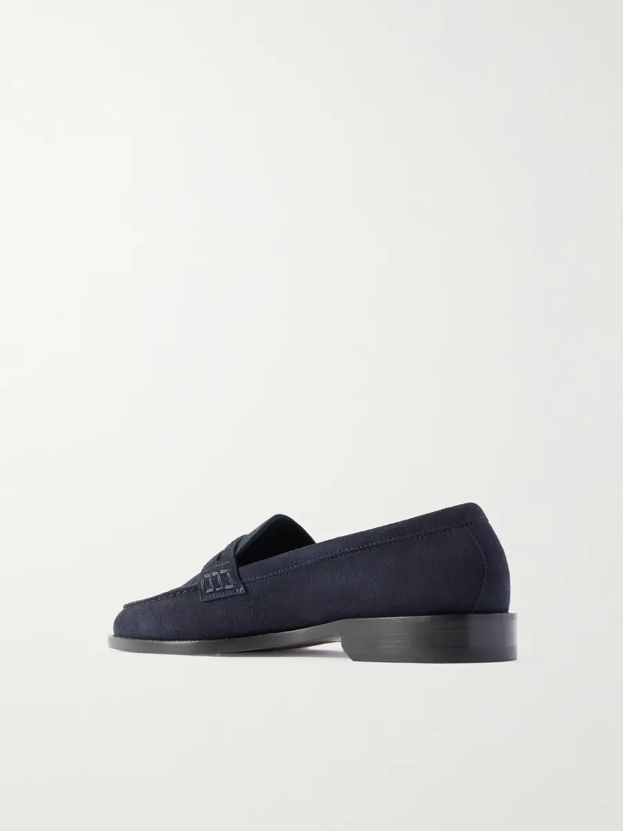 Manolo Blahnik Perry Suede Penny Loafers - Men | Thumbnail 4 Manolo Blahnik Perry Suede Penny Loafers - Men | Thumbnail 4