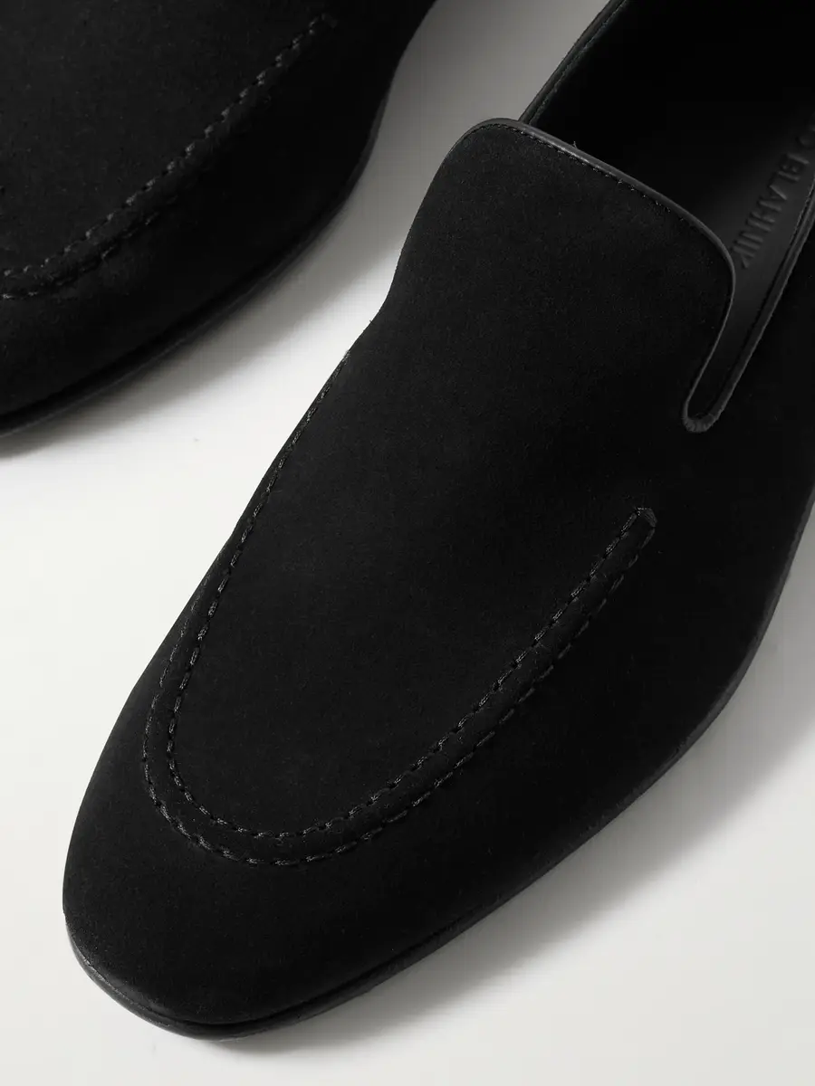 Manolo Blahnik Truro Leather-Trimmed Suede Loafers - Men | Thumbnail 5 Manolo Blahnik Truro Leather-Trimmed Suede Loafers - Men | Thumbnail 5