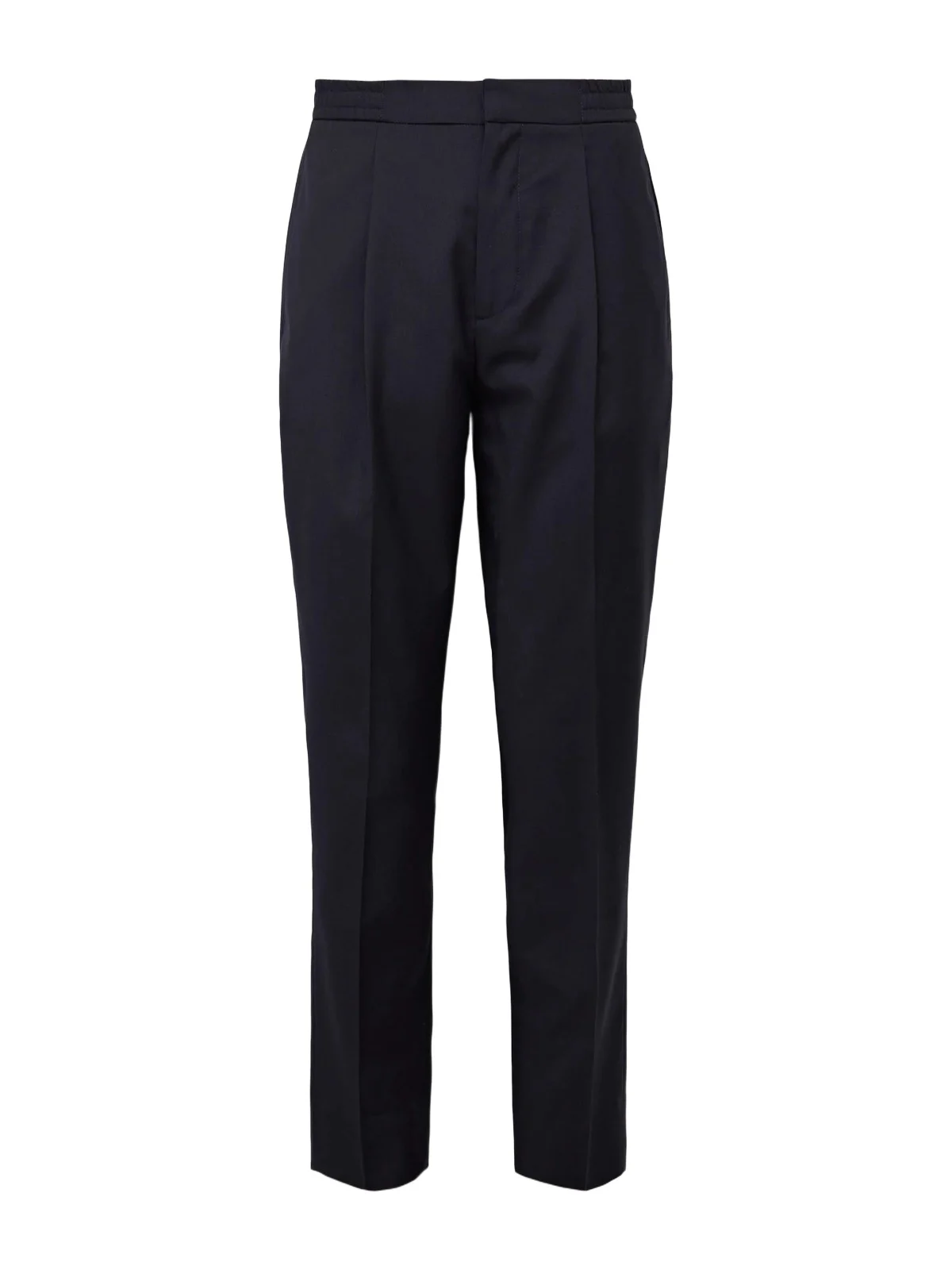 OFFICINE GÉNÉRALE Drew Tapered Pleated Virgin Wool-Crepe Trousers - Men