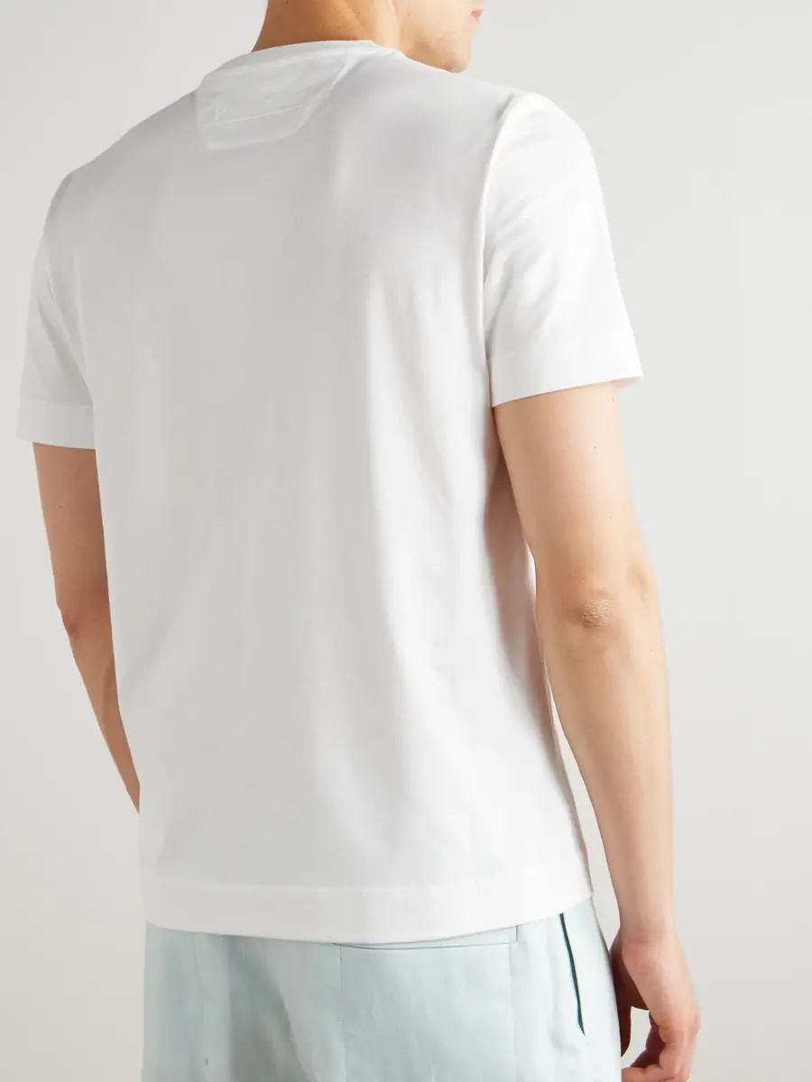Zegna Cotton-Jersey T-Shirt - Men | Thumbnail 3