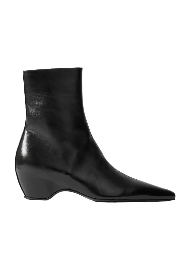 Sybil Glossed-leather Ankle Boots Sybil Glossed-leather Ankle Boots