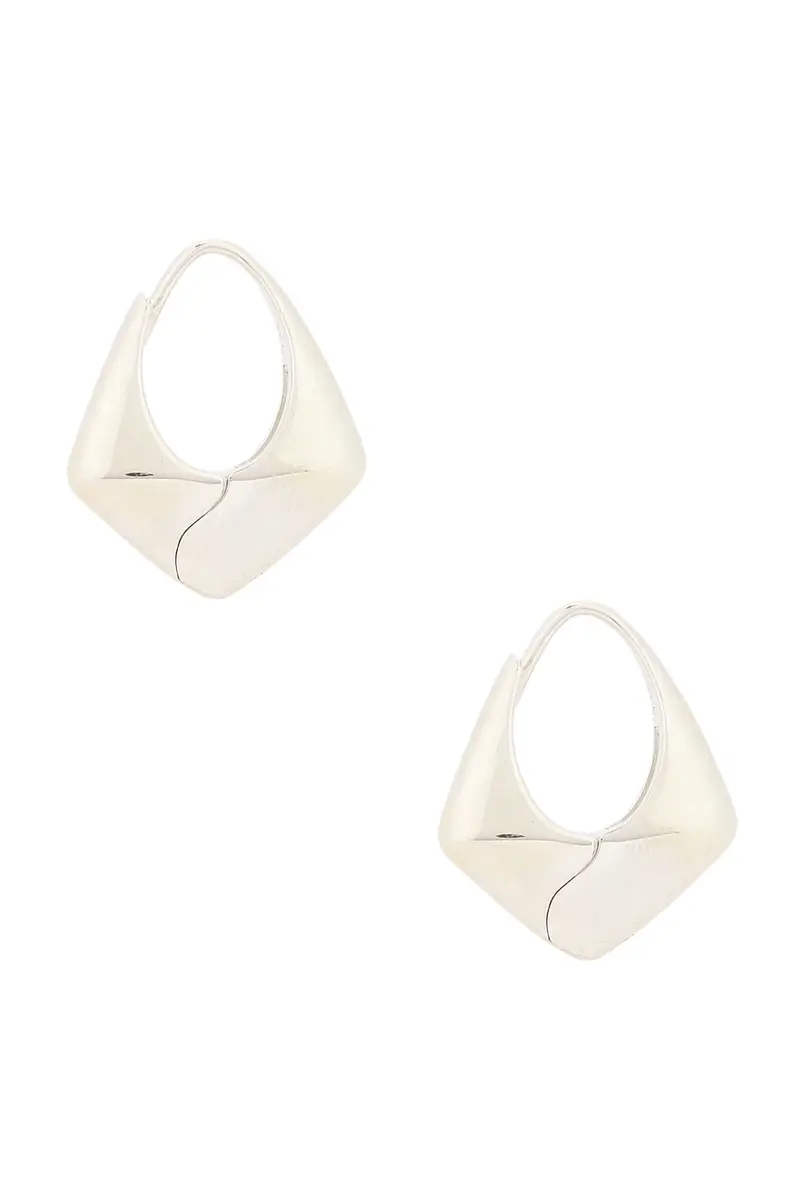 Sophie Buhai Large Pyramid Hoop Earrings | Thumbnail 3 Sophie Buhai Large Pyramid Hoop Earrings | Thumbnail 3