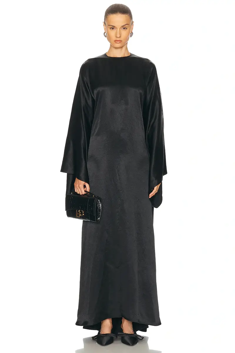 Balenciaga Maxi Satin Dress